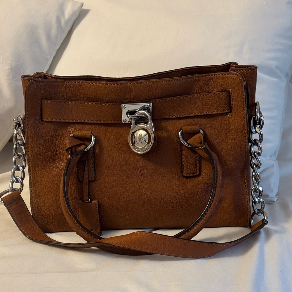 Michael Kors Tan Leather Satchel